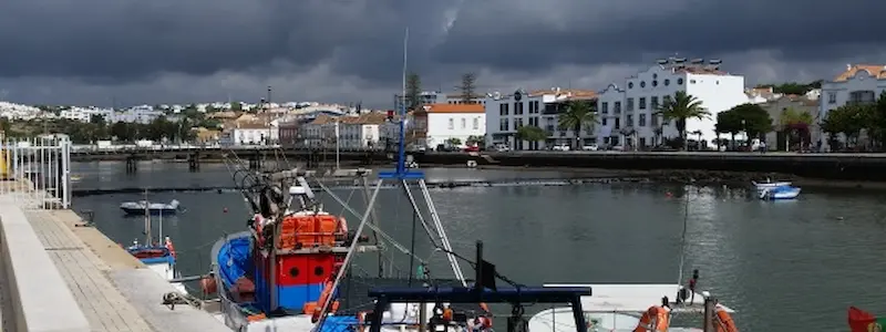River Galeo Tavira In Portugal