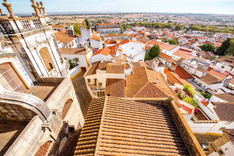 Evora Old Town In Portugal